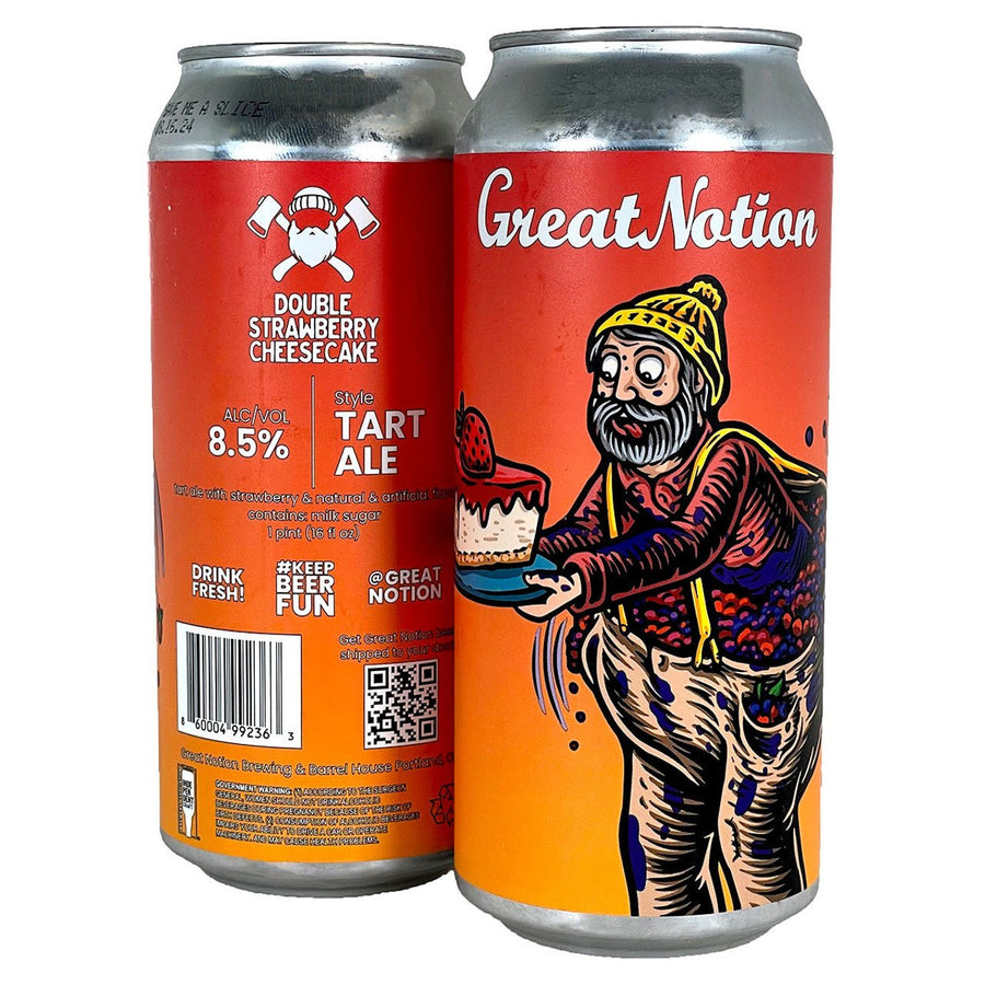 Great Notion Brewing Co Double Strawberry Cheesecake Tart Ale - Bottles2Gift