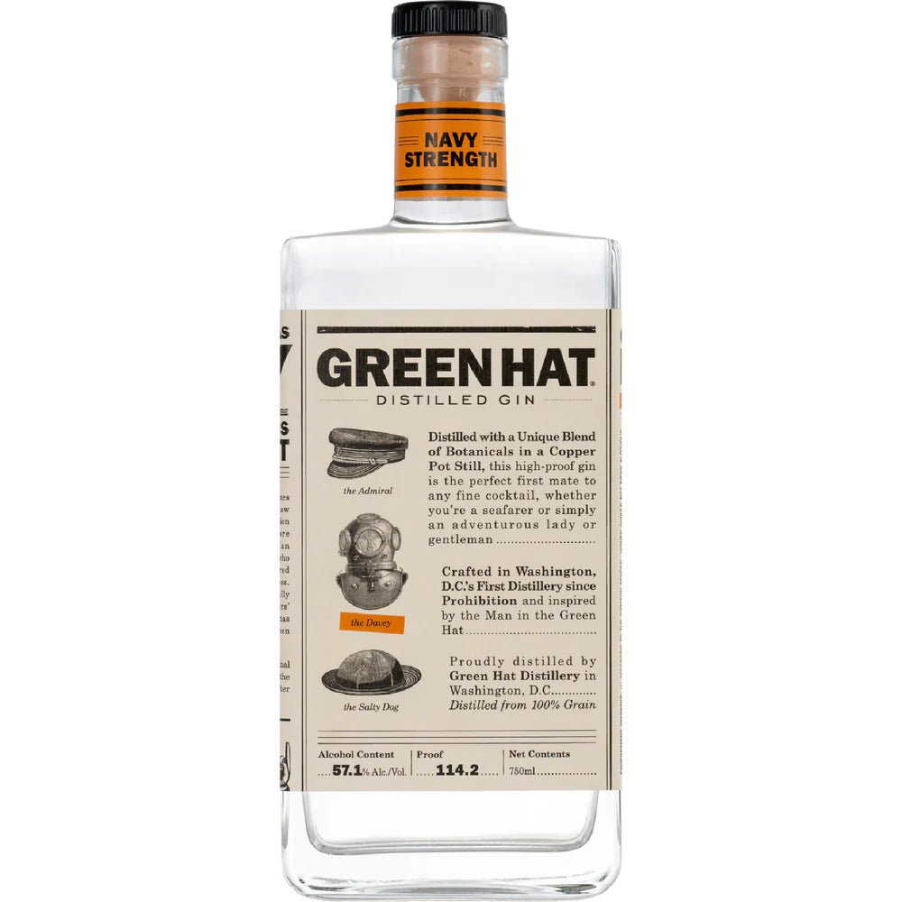 Green Hat Navy Strength Gin - Bottles2Gift