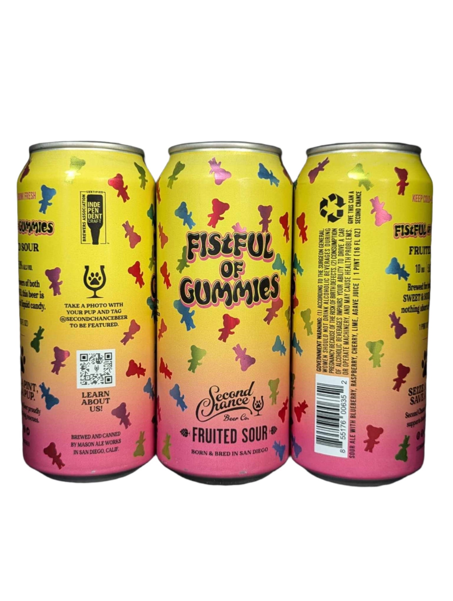 Second Chance Brewing Co. Fistful of Gummies Fruited Sour Ale