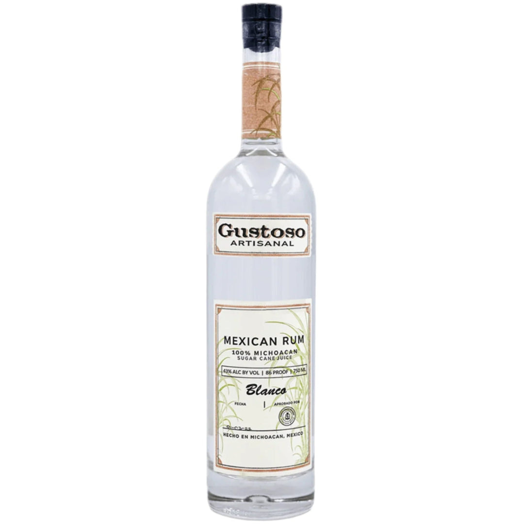 Gustoso Artisanal Mexican White Blanco Rum 1 Liter - Bottles2Gift