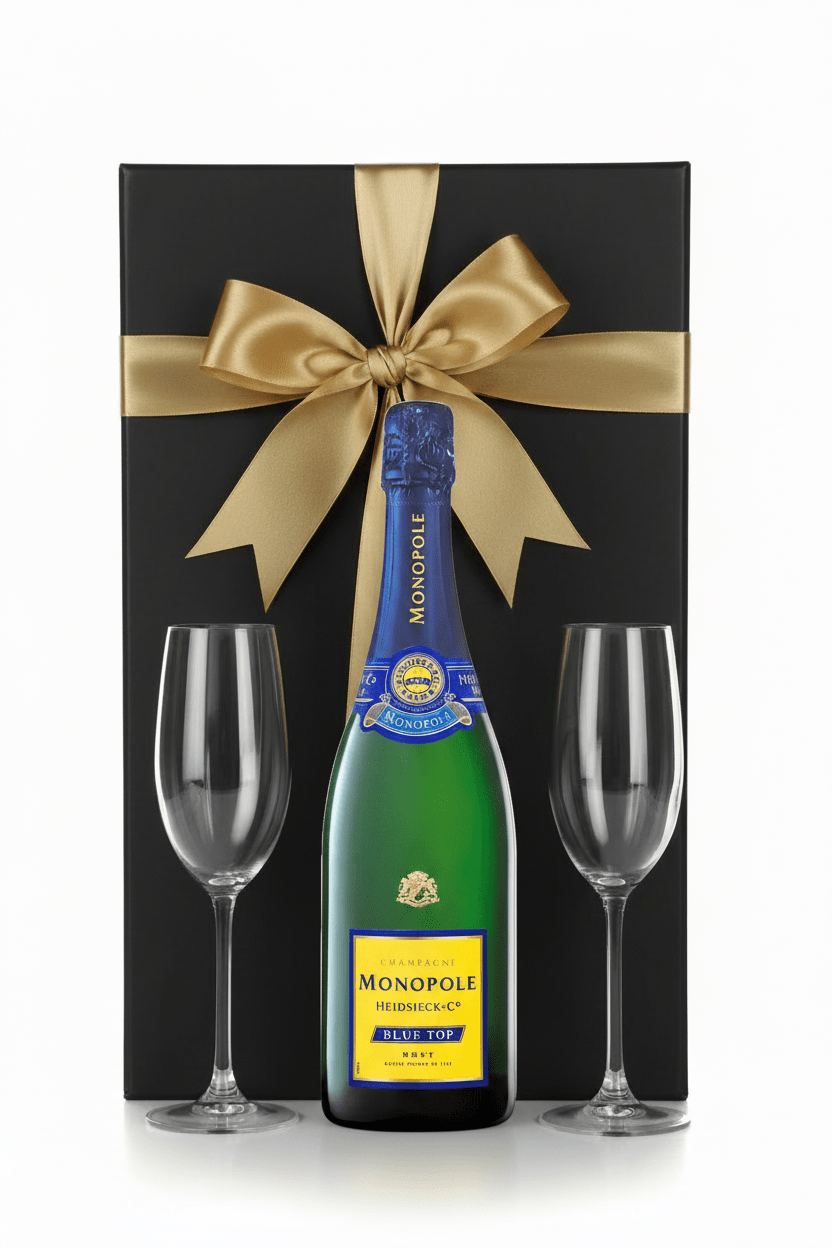 Heidsieck & Co Monopole Blue Top Champagne Gift Set - Bottles2Gift