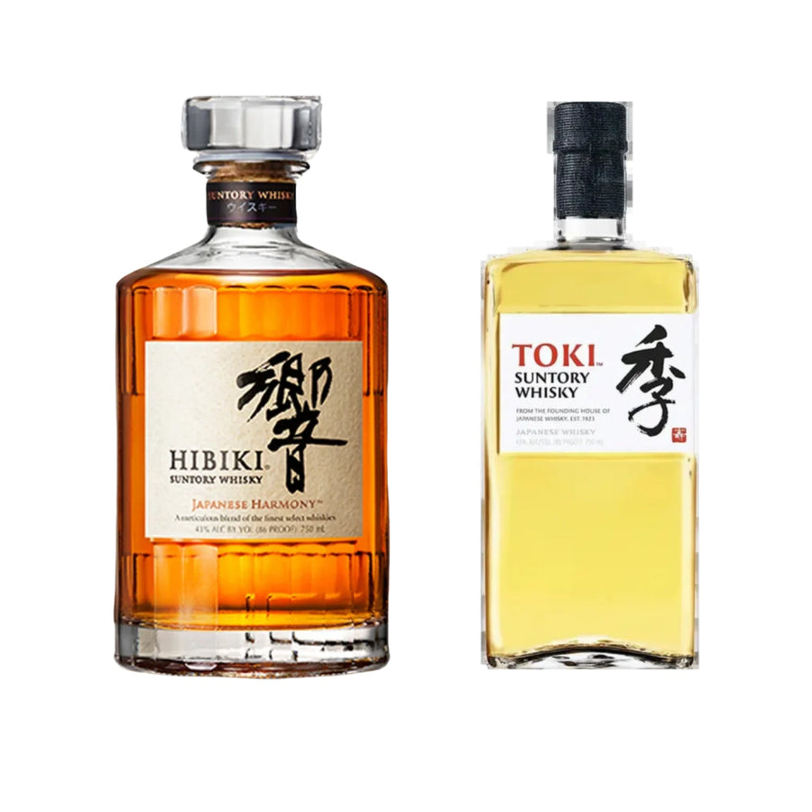 Hibiki Suntory Whisky 750ml Bundle Hibiki Harmony + Hibiki Toki - Bottles2Gift