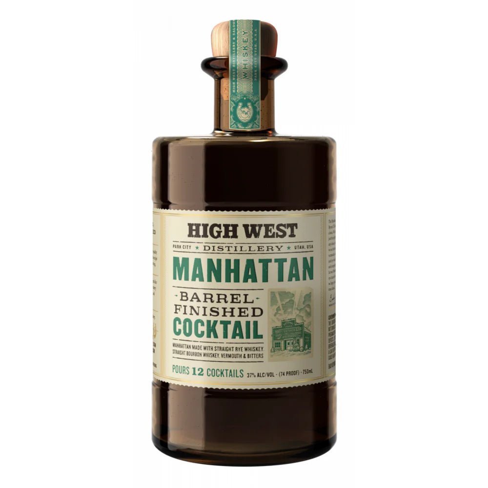 High West Manhattan Barrel Finished Whiskey Cocktail - Bottles2Gift