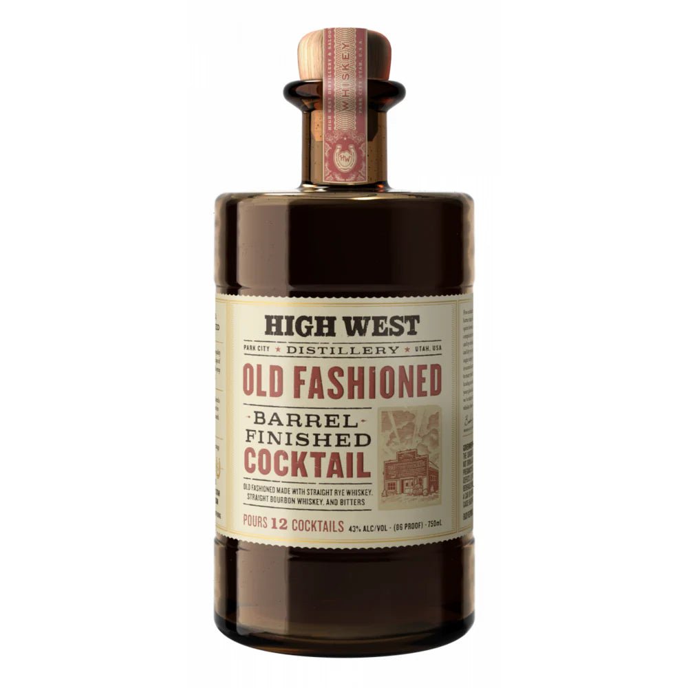 High West Old Fashioned Barrel Finished Whiskey Cocktail - Bottles2Gift