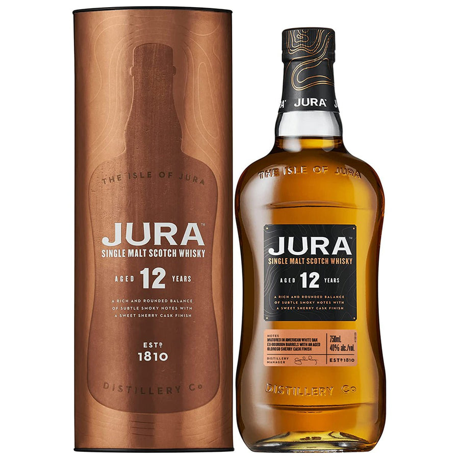 Isle of Jura 12 Year Old Single Malt Scotch Whisky - Bottles2Gift