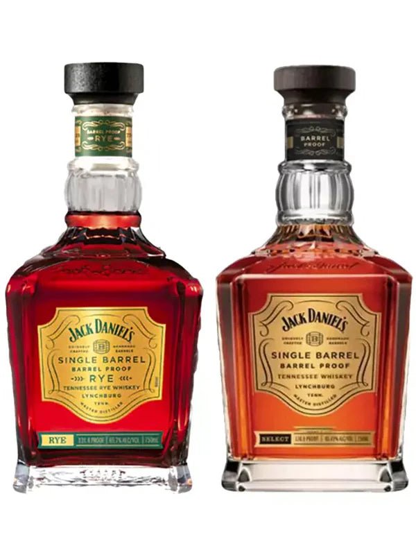 Jack Daniel's Single Barrel Barrel Proof Combo Whiskey and Rye - Bottles2Gift