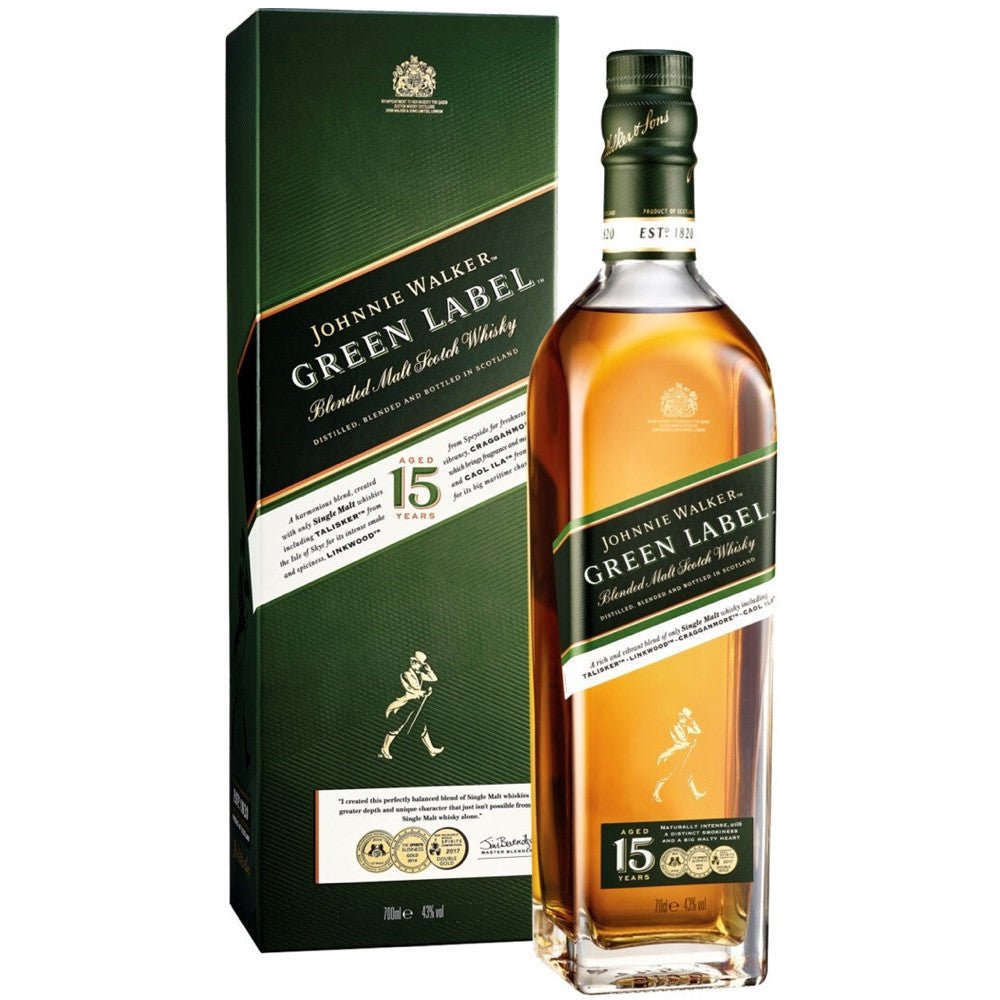Johnnie Walker Green Label Blended Scotch Whisky - Bottles2Gift