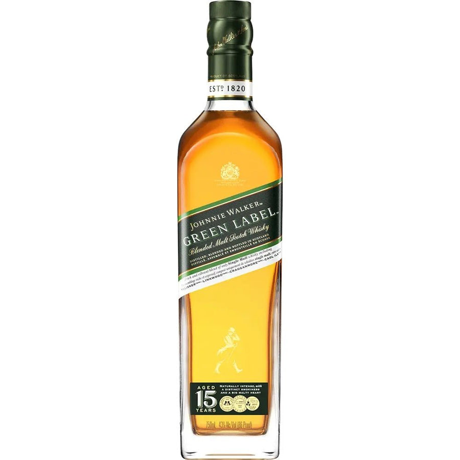 Johnnie Walker Green Label Blended Scotch Whisky - Bottles2Gift