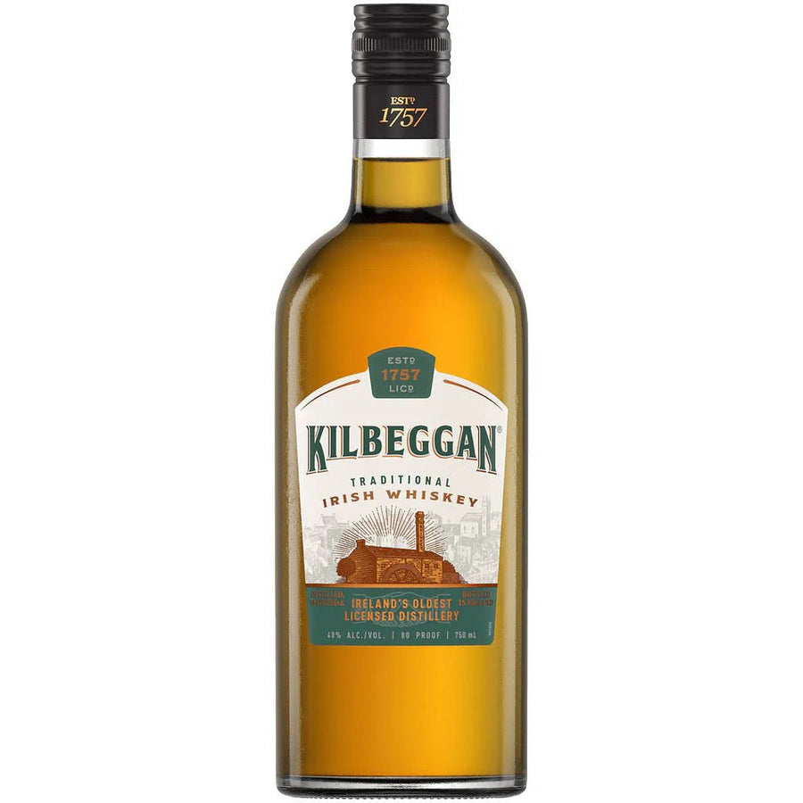 Kilbeggan Traditional Irish Whiskey - Bottles2Gift