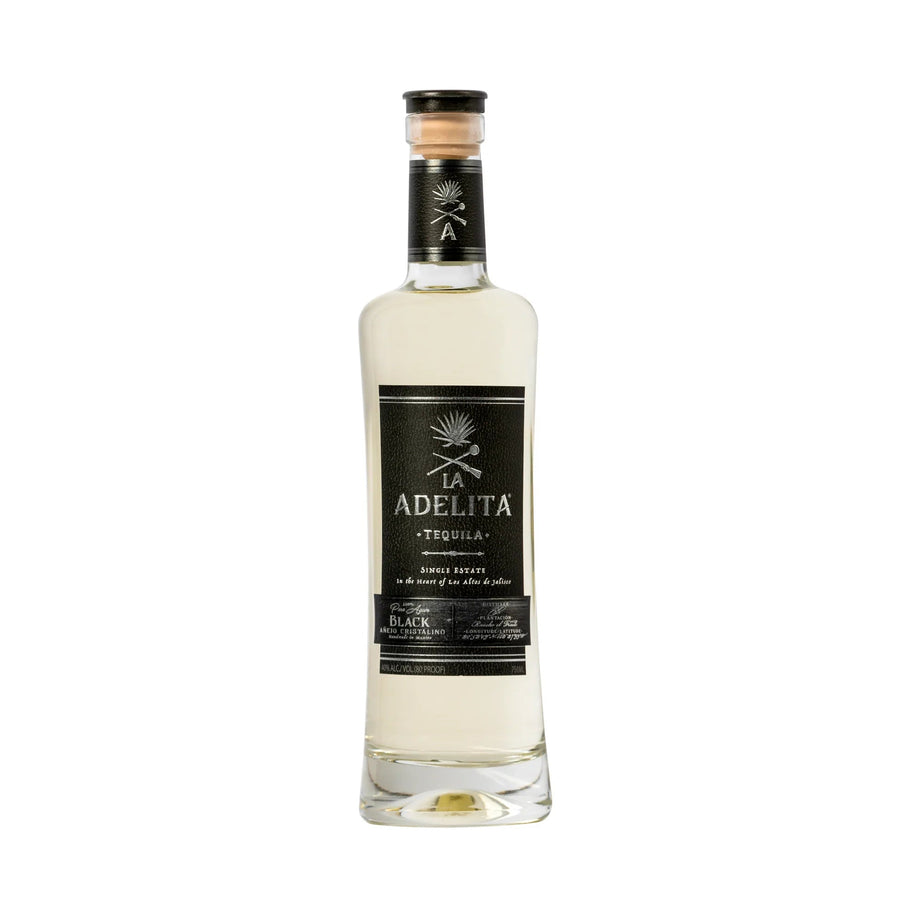 La Adelita Black Anejo Cristalino Tequila 750ml - Bottles2Gift