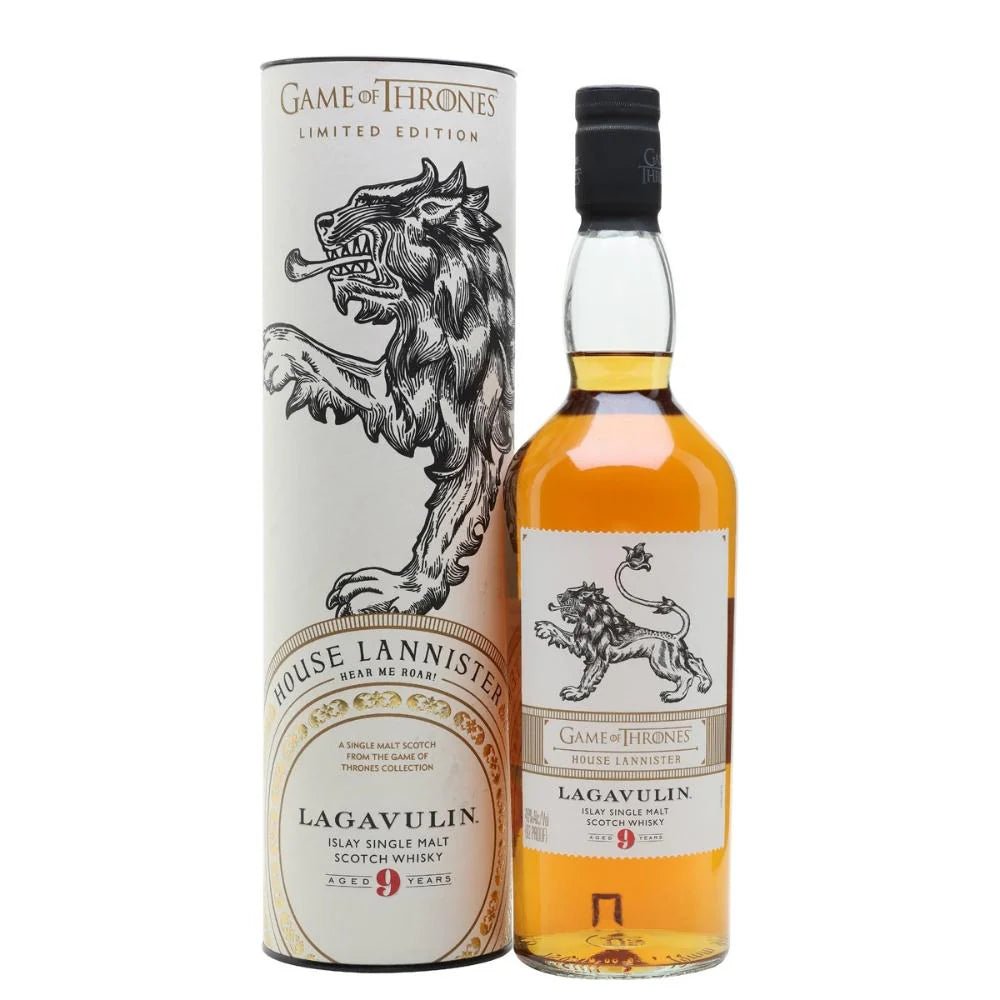 Lagavulin "House Lannister" 9 Year Old Game Of Thrones Islay Single Malt Scotch Whisky - Bottles2Gift