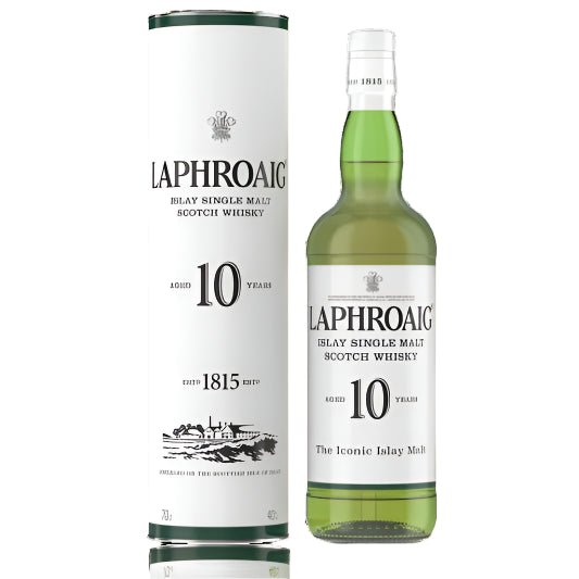 Laphroaig 10 Year Old Single Malt Scotch Whisky - Bottles2Gift