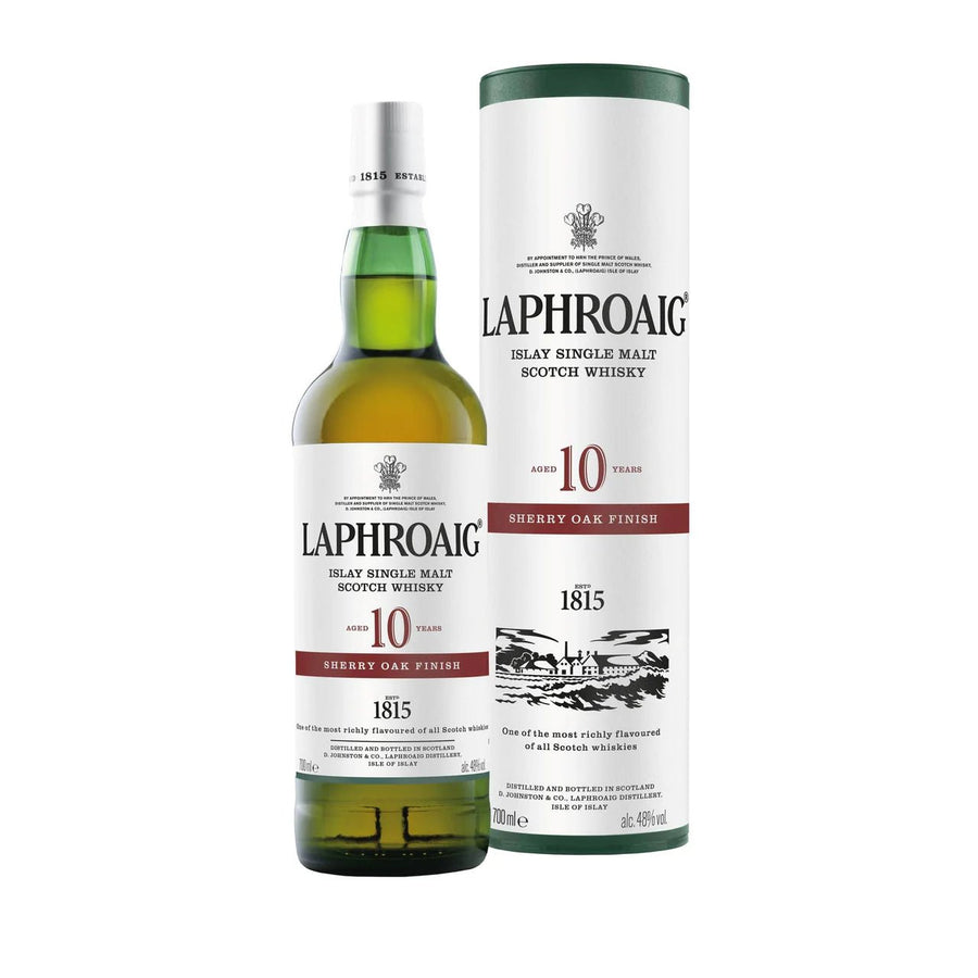Laphroaig 10 Year Sherry Oak Cask Finish Single Malt Scotch Whisky - Bottles2Gift