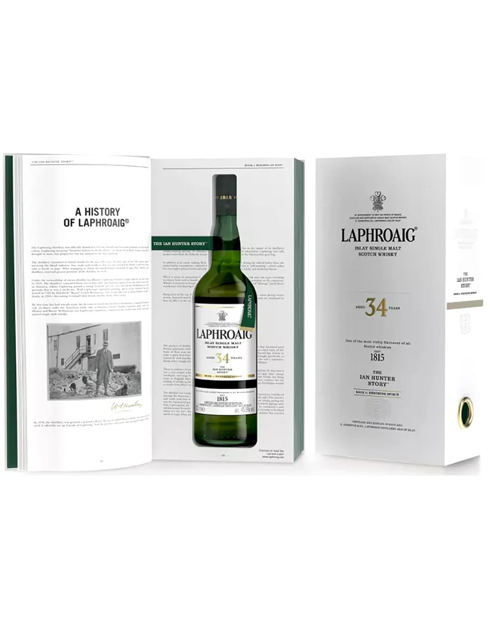 Laphroaig 34 Year The Ian Hunter Book 5: Enduring Spirit Single Malt Scotch Whisky - Bottles2Gift