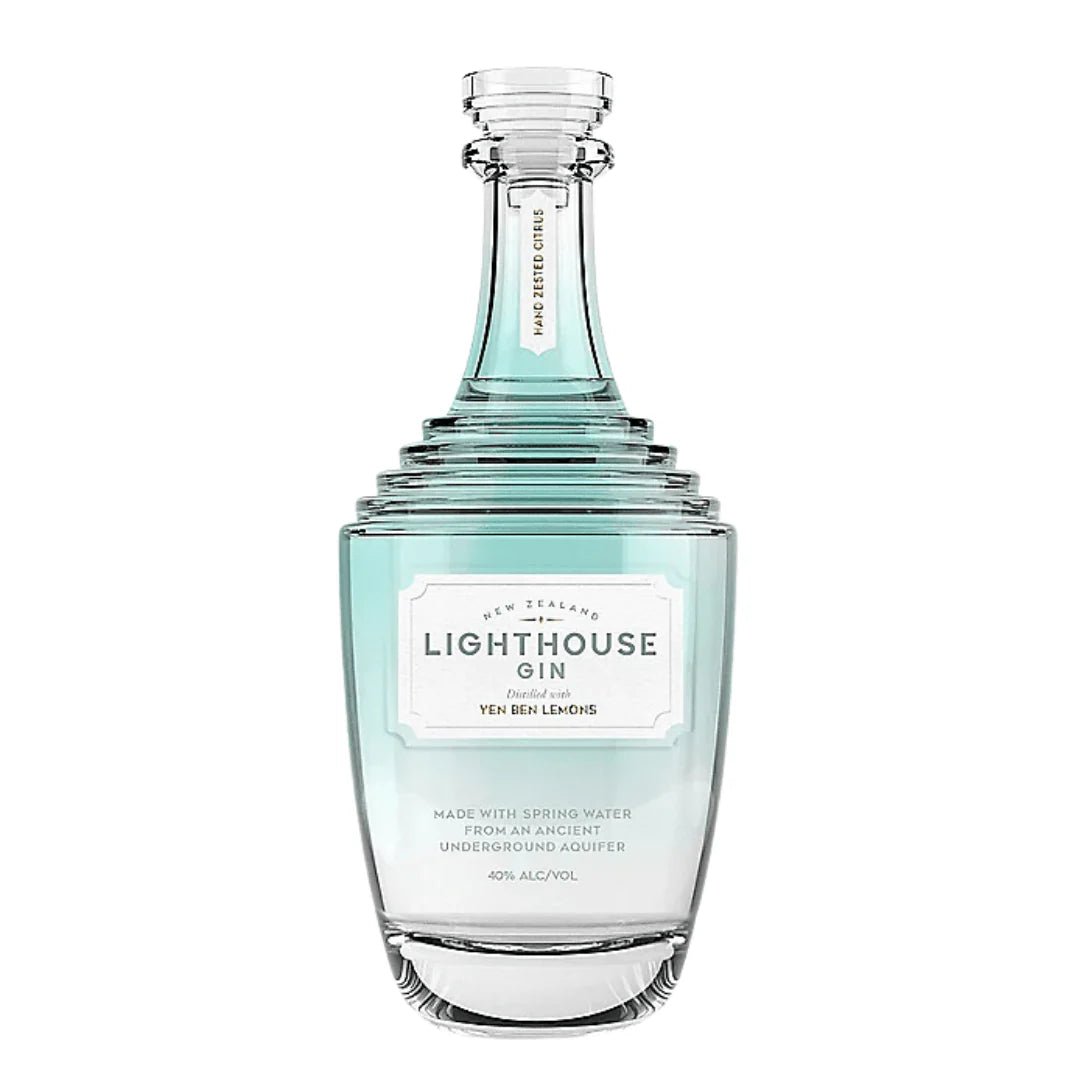 Lighthouse Dry Gin Yen Ben Lemons New Zealand - Bottles2Gift