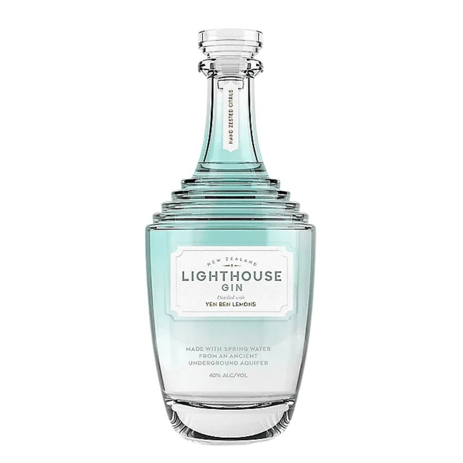 Lighthouse Dry Gin Yen Ben Lemons New Zealand - Bottles2Gift