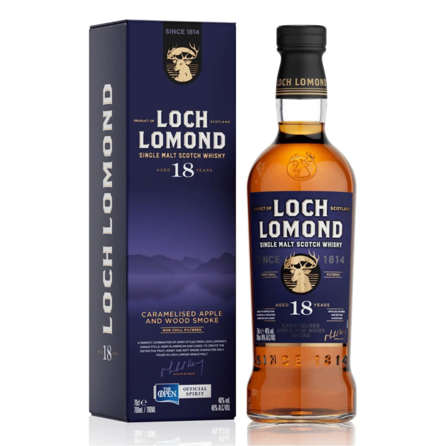 Loch Lomond 18 Year Caramelised Apple And Wood Smoke Single Malt Scotch Whisky - Bottles2Gift