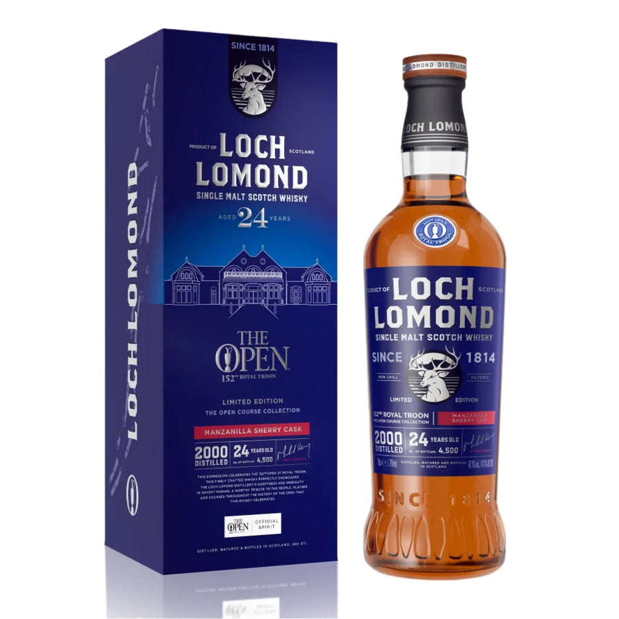 Loch Lomond 24 Year Single Malt Scotch Limited Edition The Open Course Collection 152nd Royal Troon - Bottles2Gift