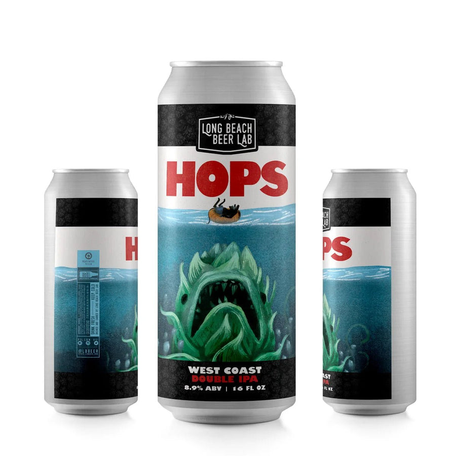 Long Beach Beer Lab - HOPS West Coast Double IPA - Bottles2Gift