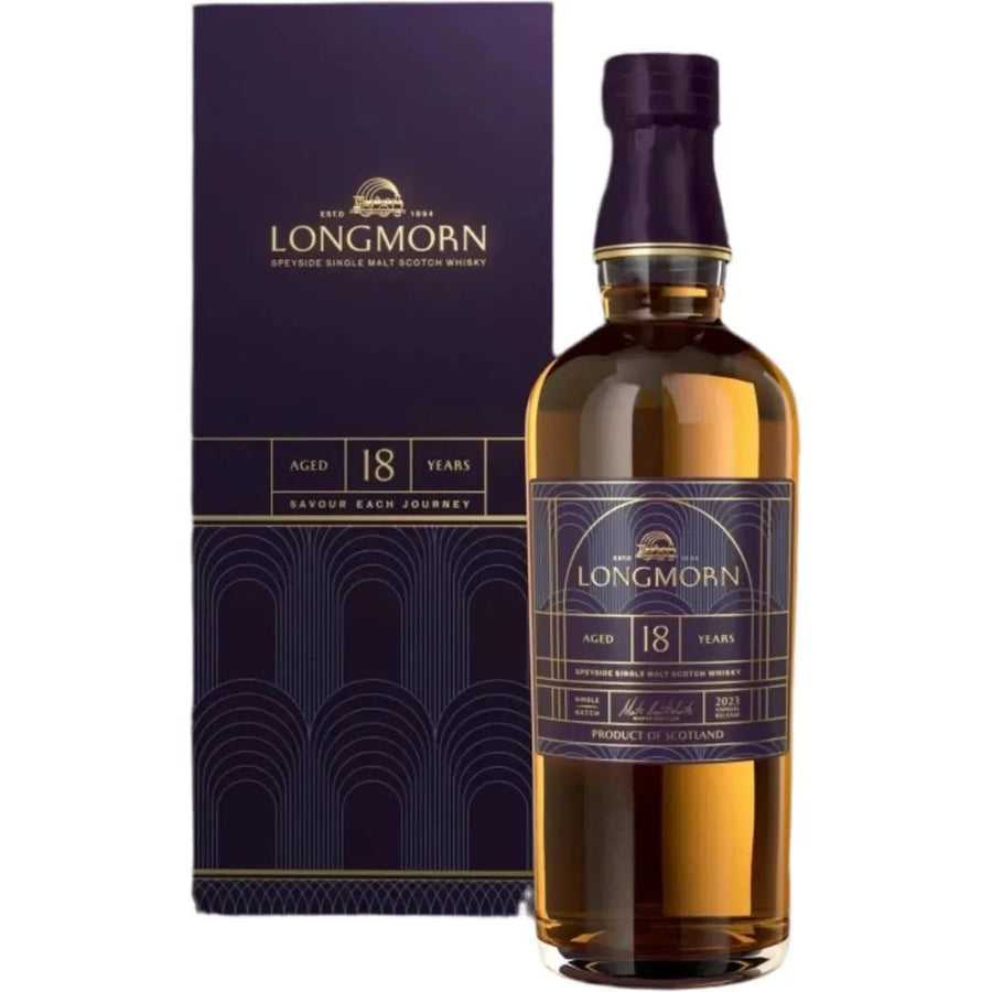 Longmorn 18 Year Single Malt Scotch Whiskey - Bottles2Gift