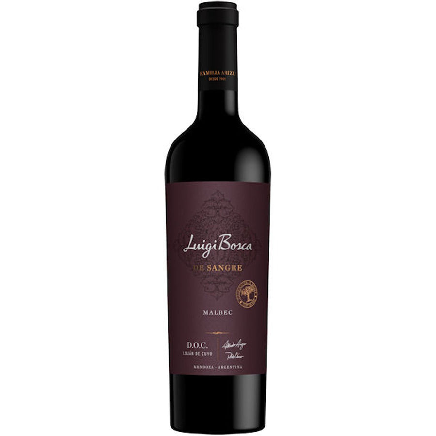 Luigi Bosca de Sangre Malbec Single Vineyard DOC 2021 (Argentina) 750ml - Bottles2Gift