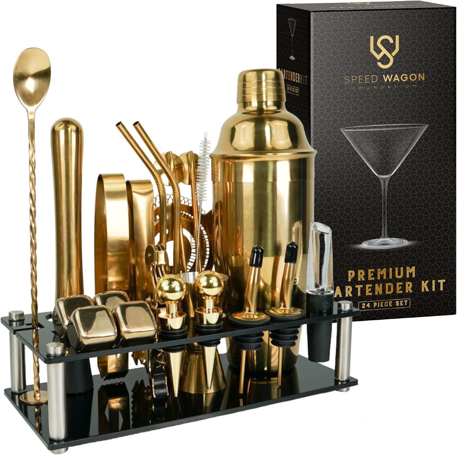 Luxury Cocktail Set with Stand – Bottles2Gift
