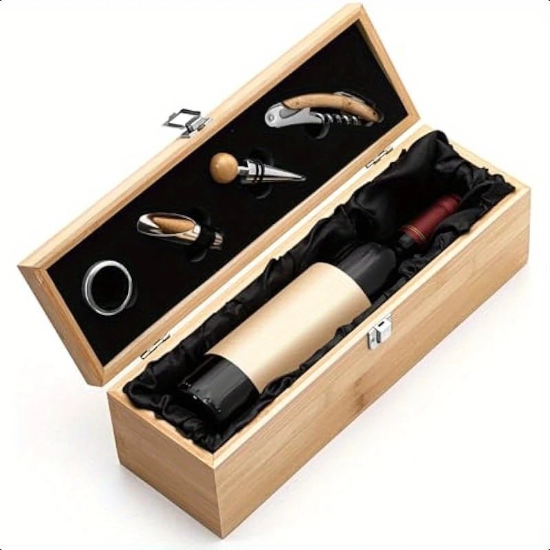 Luxury Wooden Wine Gift Set - Bottles2Gift