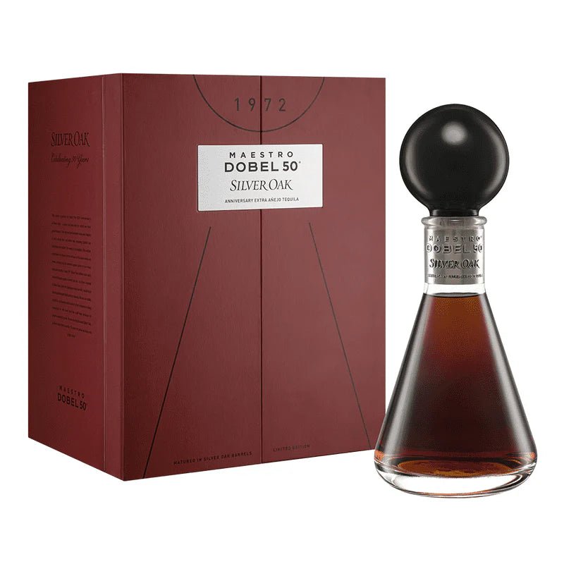 Maestro Dobel 50 Silver Oak 1972 Anniversary Extra Anejo Tequila - Bottles2Gift
