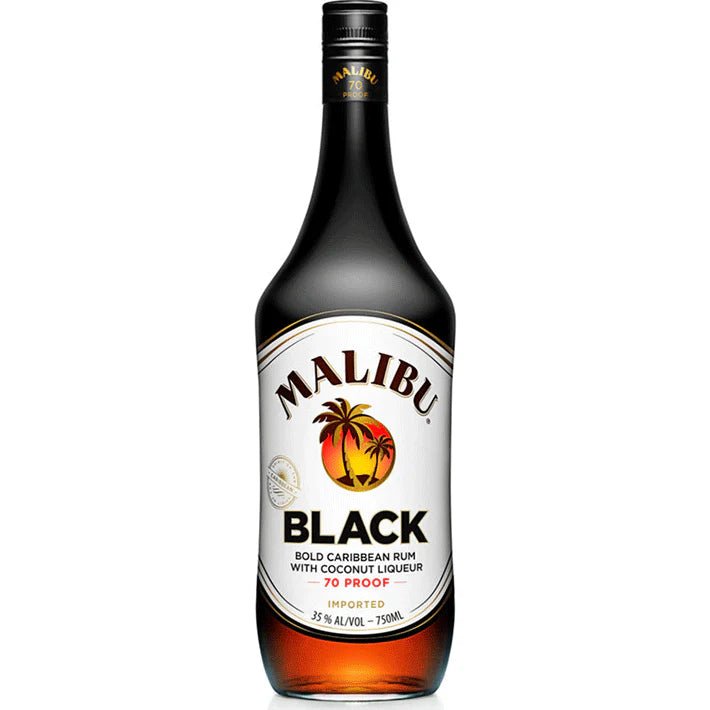 Malibu Black Coconut Flavored Rum - Bottles2Gift