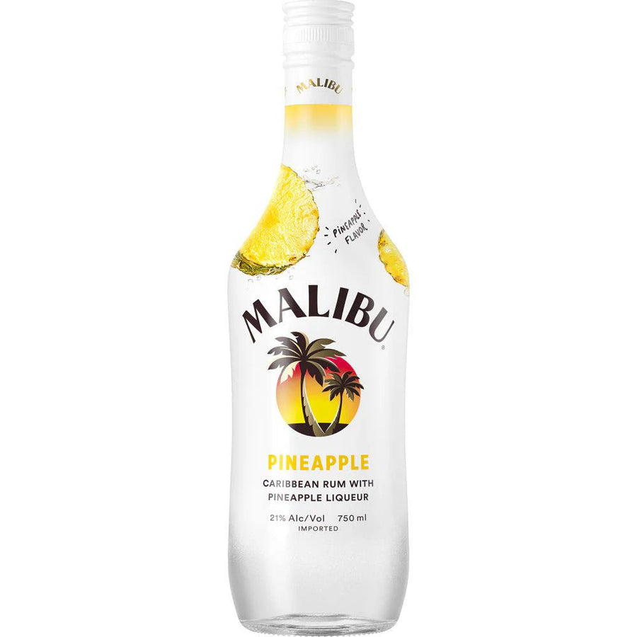 Malibu Pineapple Caribbean Flavored Rum with Pineapple Liqueur - Bottles2Gift