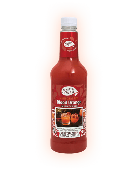 Master of Mixes Handcrafted Blood Orange Margarita Mixer 1L (33.8 fl oz) - Bottles2Gift