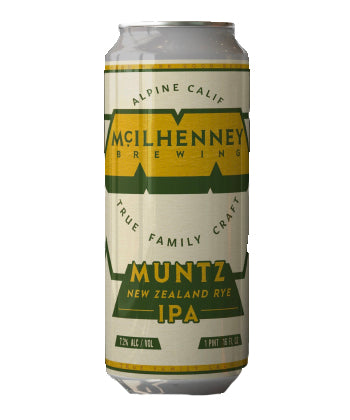 McIlhenny Brewing - Muntz New Zealand Rye IPA