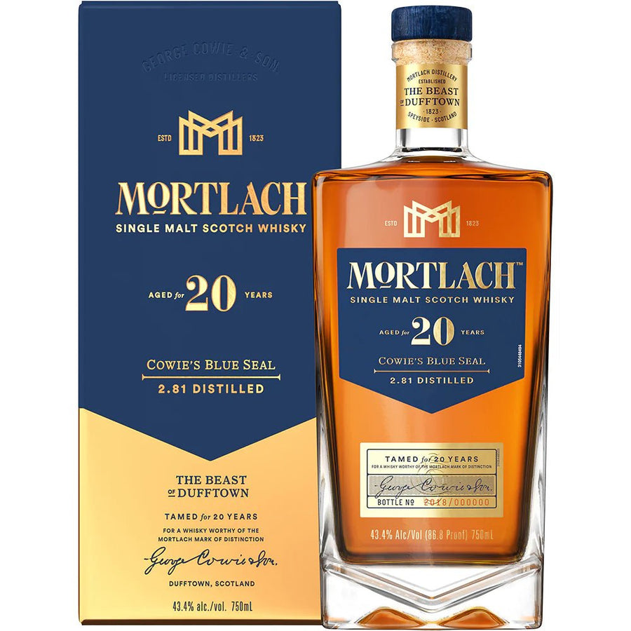 Mortlach 20 Year Cowie's Blue Seal Single Malt Scotch Whisky - Bottles2Gift