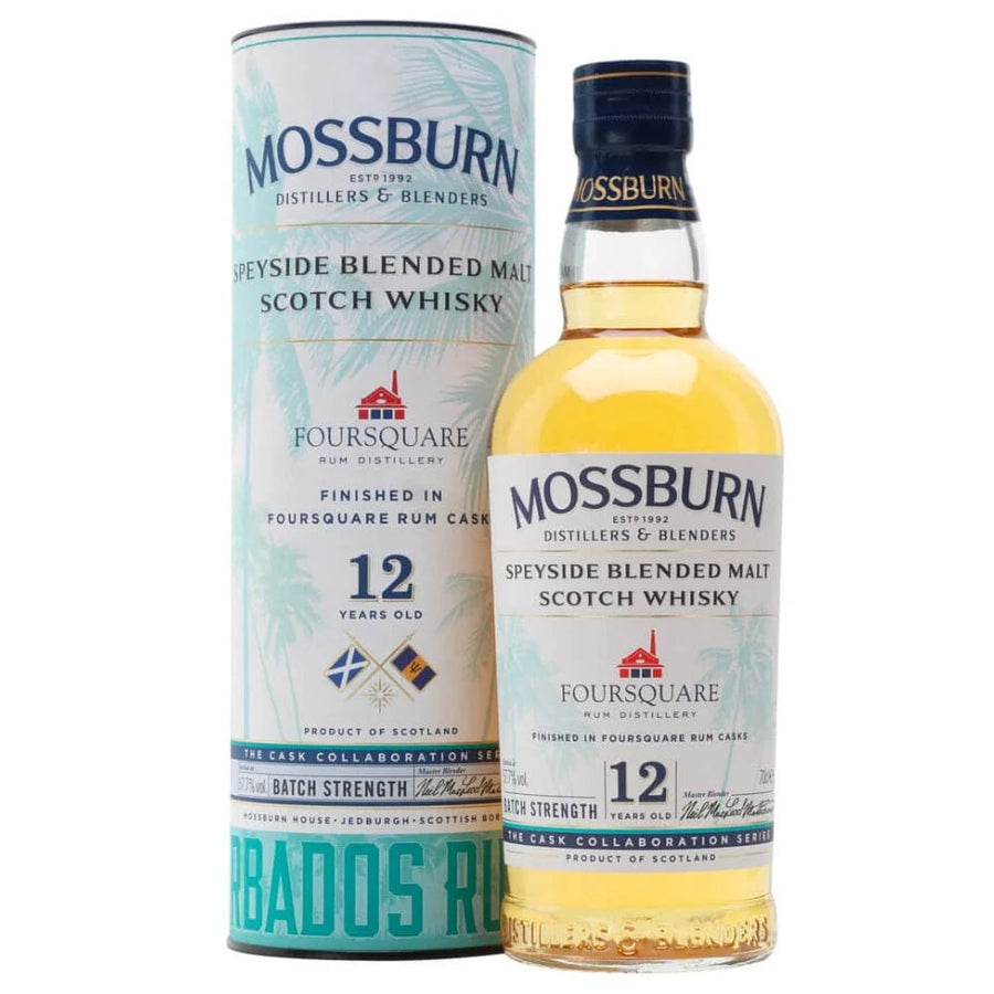 Mossburn 12 Year Old Scotch Whisky Finished in Foursquare Rum Casks - Bottles2Gift