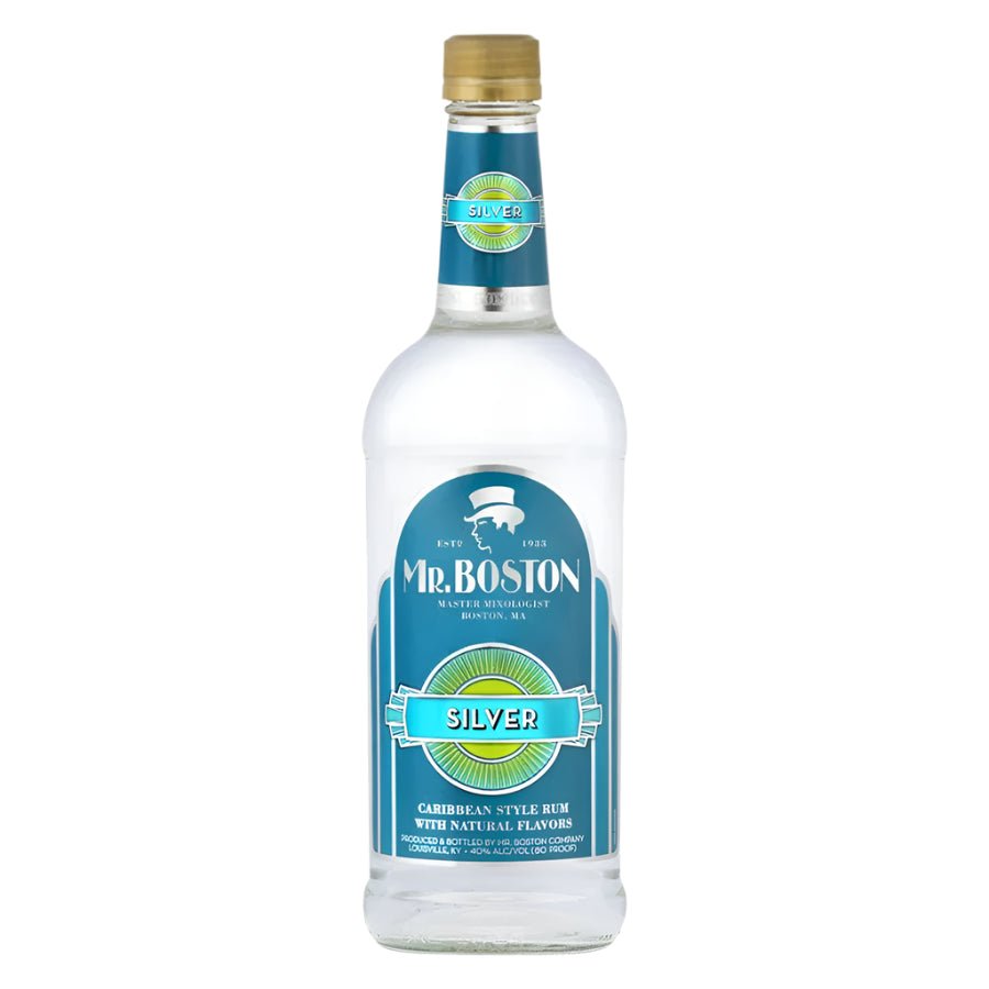 Mr. Boston Silver Rum 1 Liter - Bottles2Gift