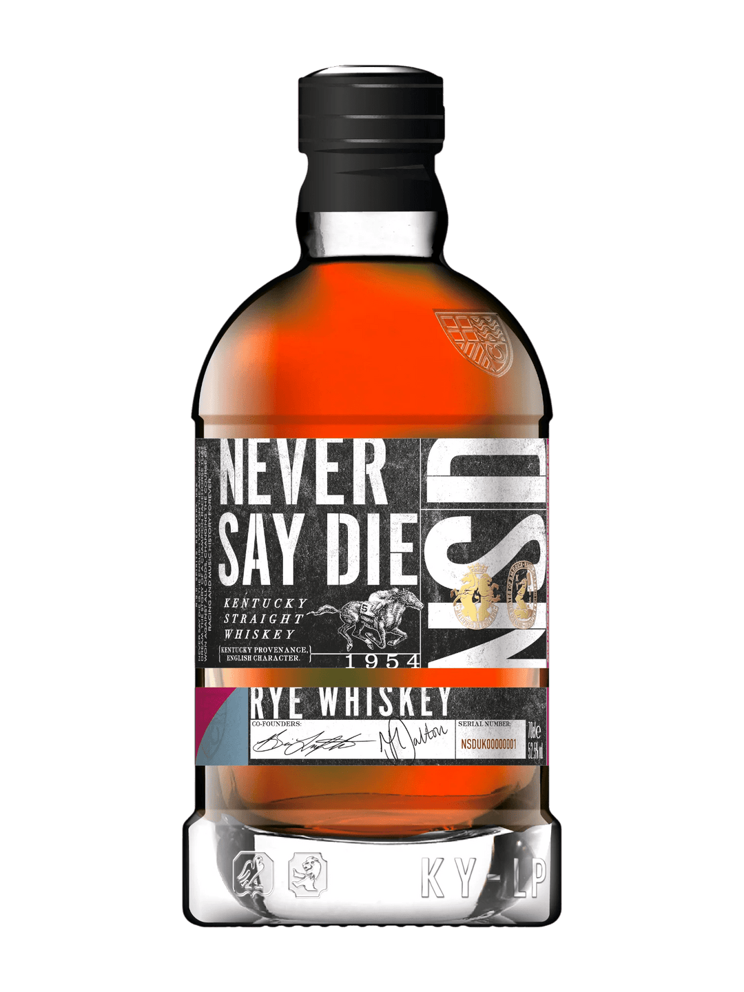 Never Say Die 6 Year Rye Whiskey - Bottles2Gift