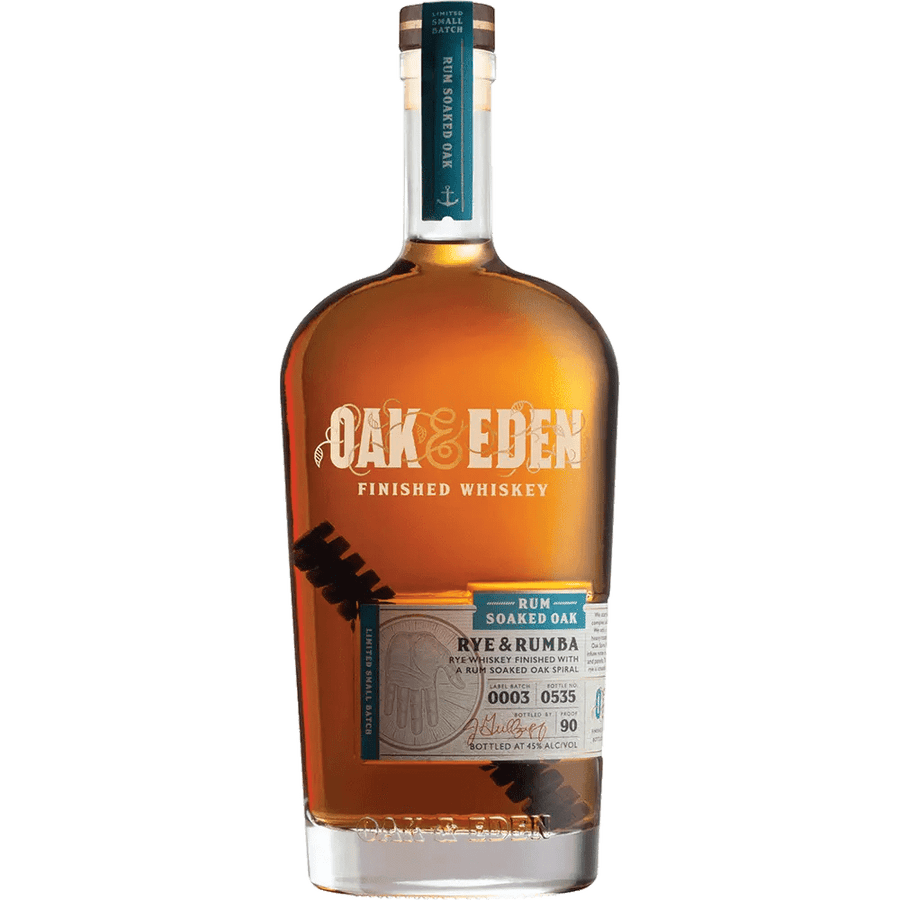 Oak And Eden Rye And Rumba Rye Whiskey 750ml - Bottles2Gift