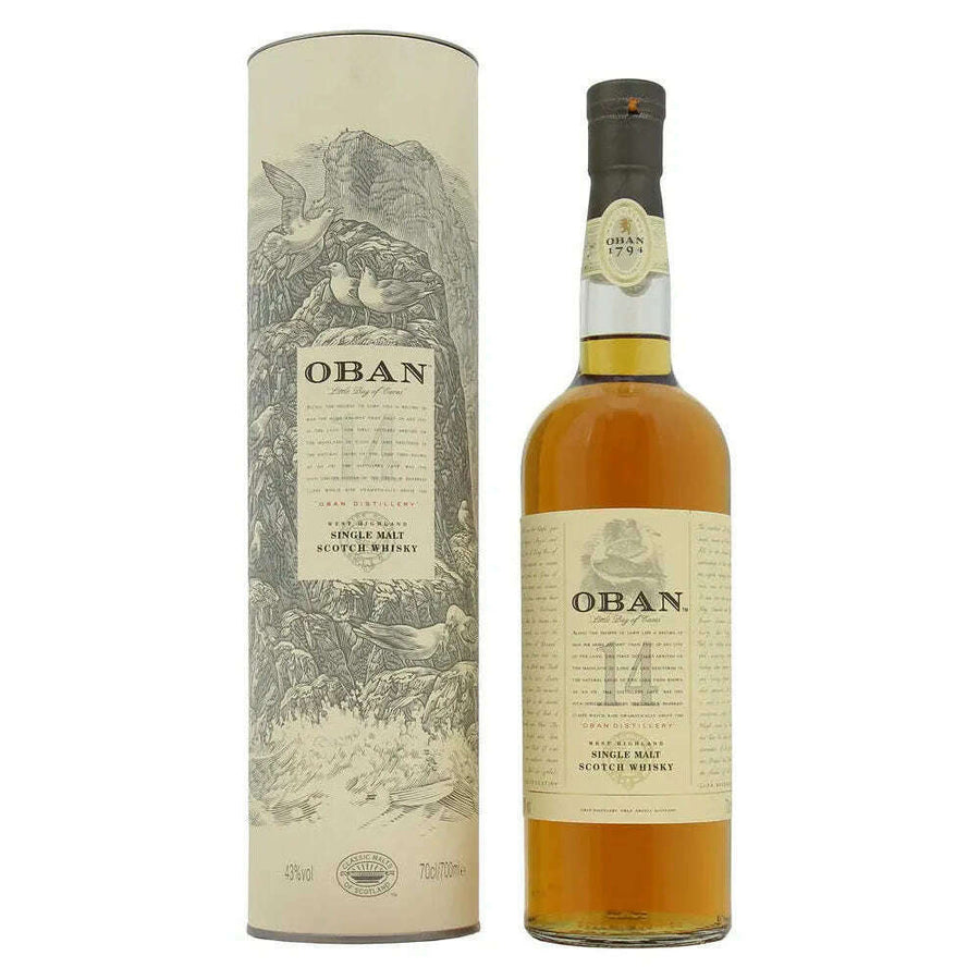 Oban 14 Year Old Single Malt Scotch Whisky - Bottles2Gift