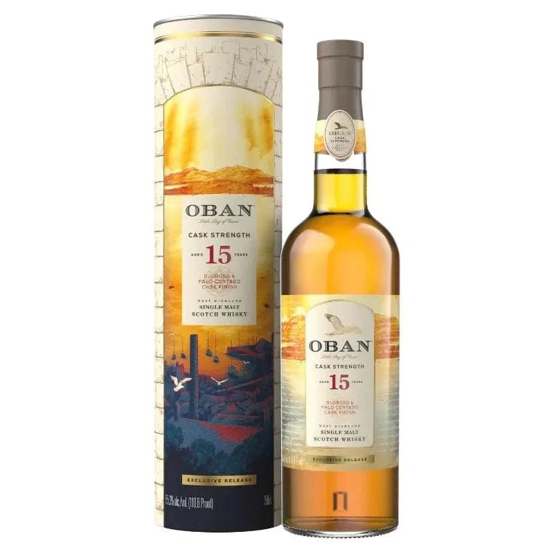 Oban 15 Year Oloroso & Palo Cortado Sherry Cask Finish Scotch Whisky 750ml - Bottles2Gift