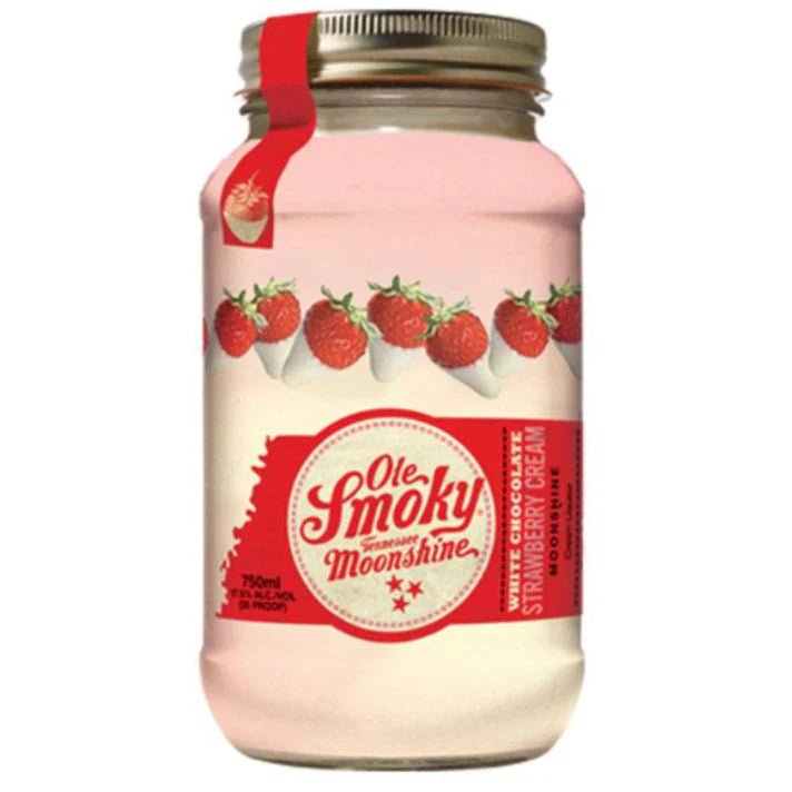 Ole Smoky White Chocolate Strawberry Cream Moonshine - Bottles2Gift