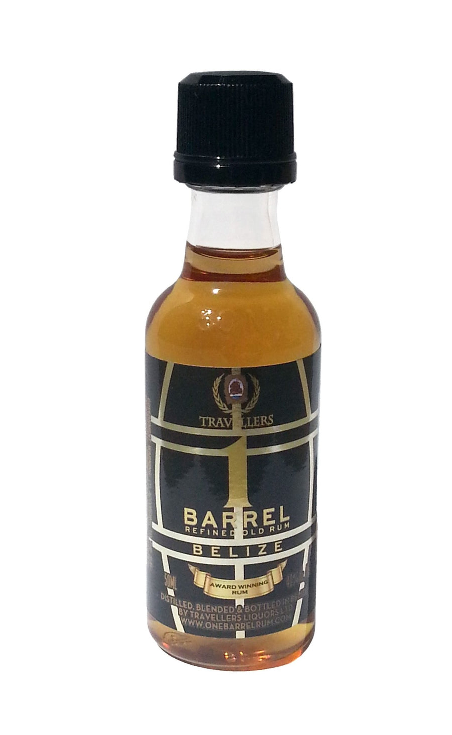 One Barrel Belizean Rum 50ml Miniature - Bottles2Gift