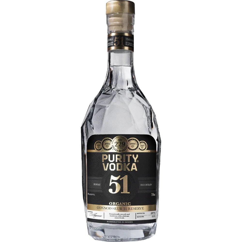 Purity Connoisseur 51 Reserve Organic Vodka - Bottles2Gift