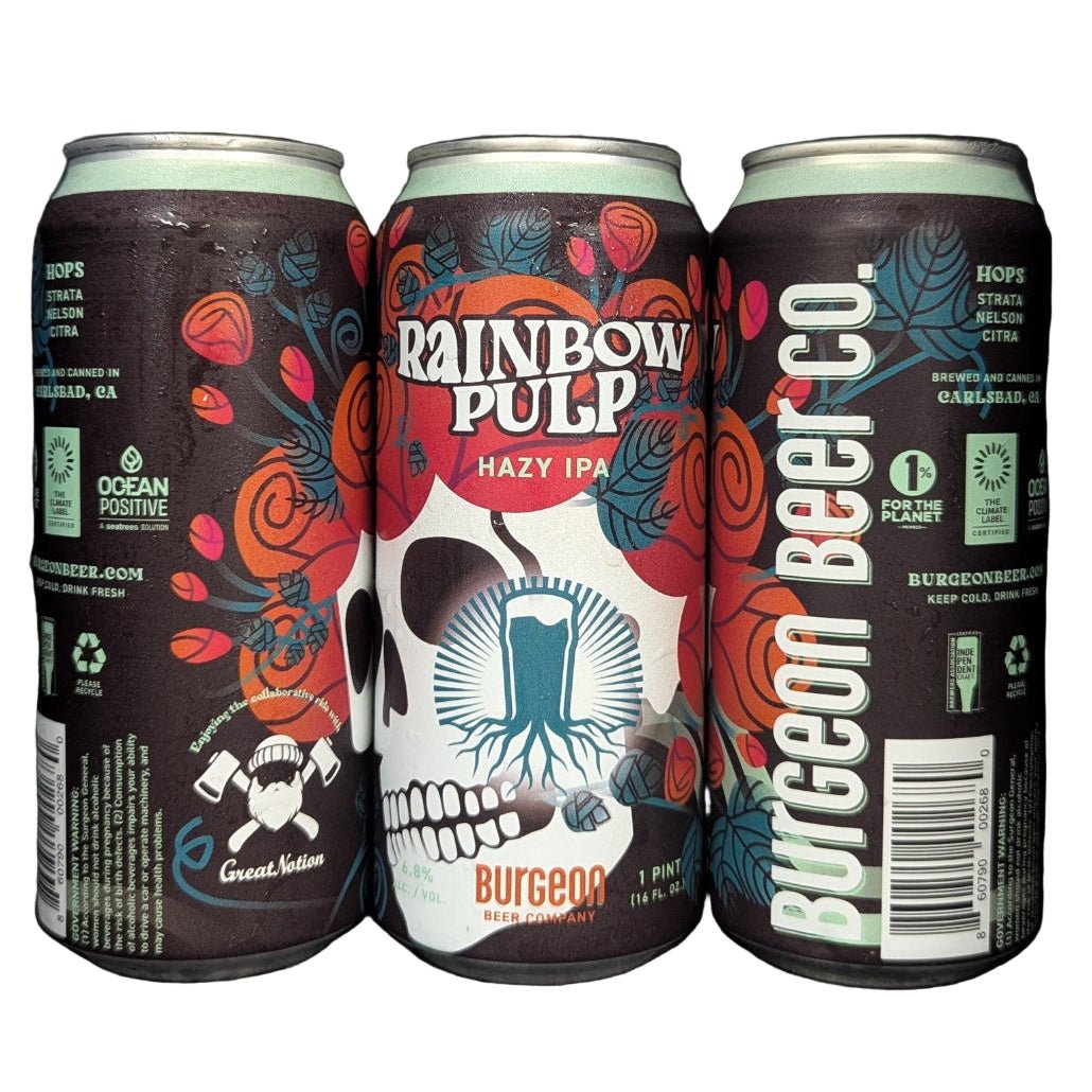 Rainbow Pulp Hazy IPA - Burgeon Brewing Co. x Great Notion Brewing - Bottles2Gift