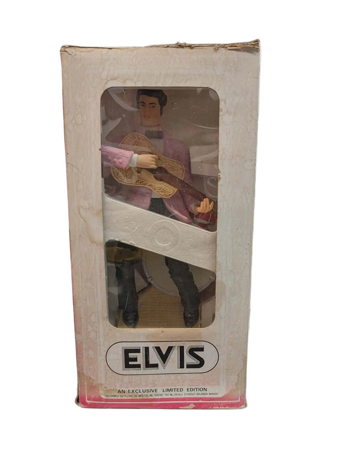 🎸 RARE & SEALED: Vintage McCormick "Elvis Presley" Porcelain Decanter | Second in a Series - Bottles2Gift