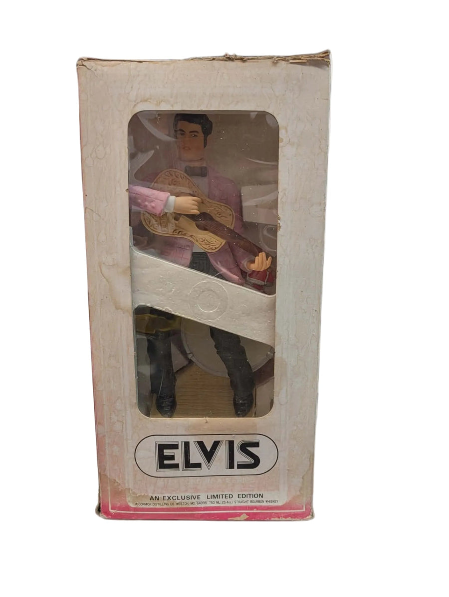 🎸 RARE & SEALED: Vintage McCormick "Elvis Presley" Porcelain Decanter | Second in a Series - Bottles2Gift