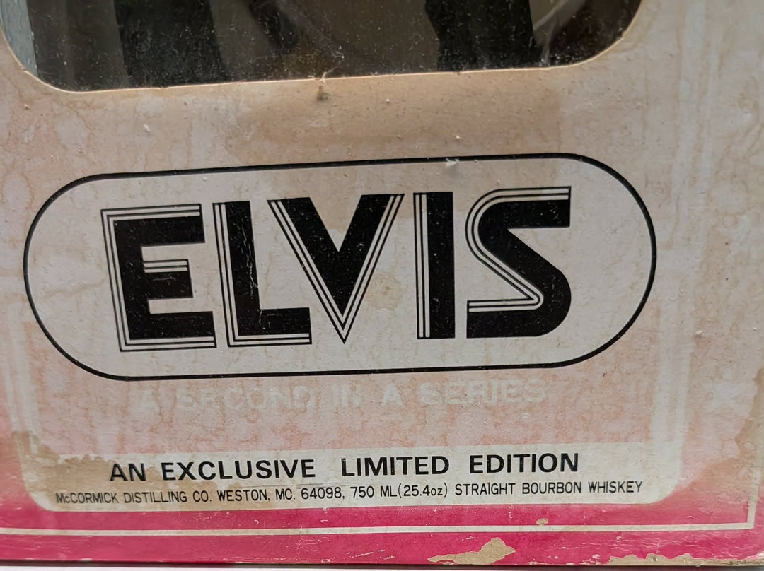 🎸 RARE & SEALED: Vintage McCormick "Elvis Presley" Porcelain Decanter | Second in a Series - Bottles2Gift