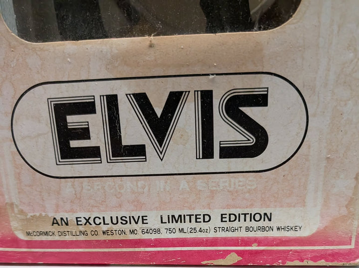 🎸 RARE & SEALED: Vintage McCormick "Elvis Presley" Porcelain Decanter | Second in a Series - Bottles2Gift
