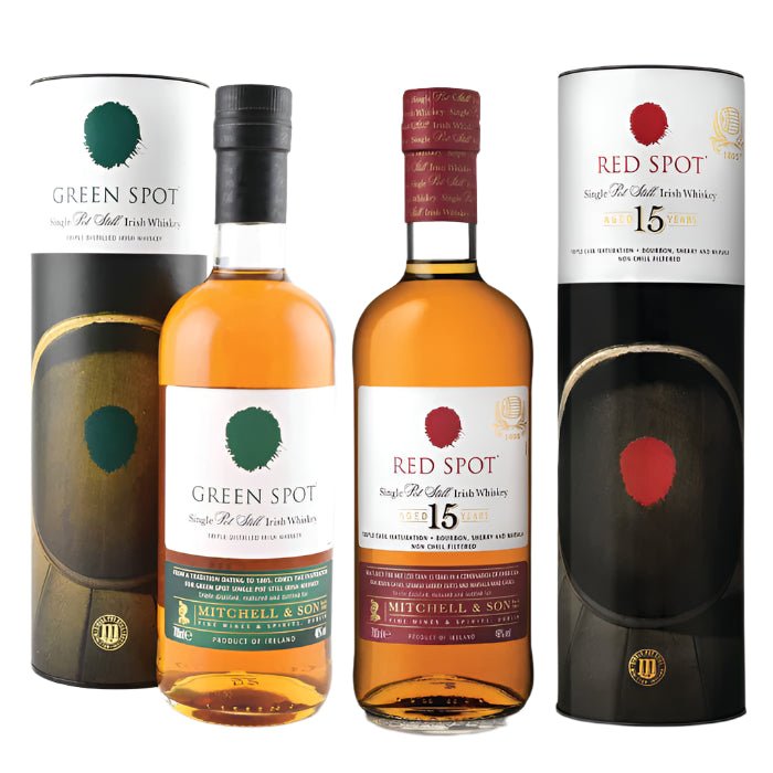 Red Spot & Green Spot 750ml Irish Whiskey Bundle - Bottles2Gift