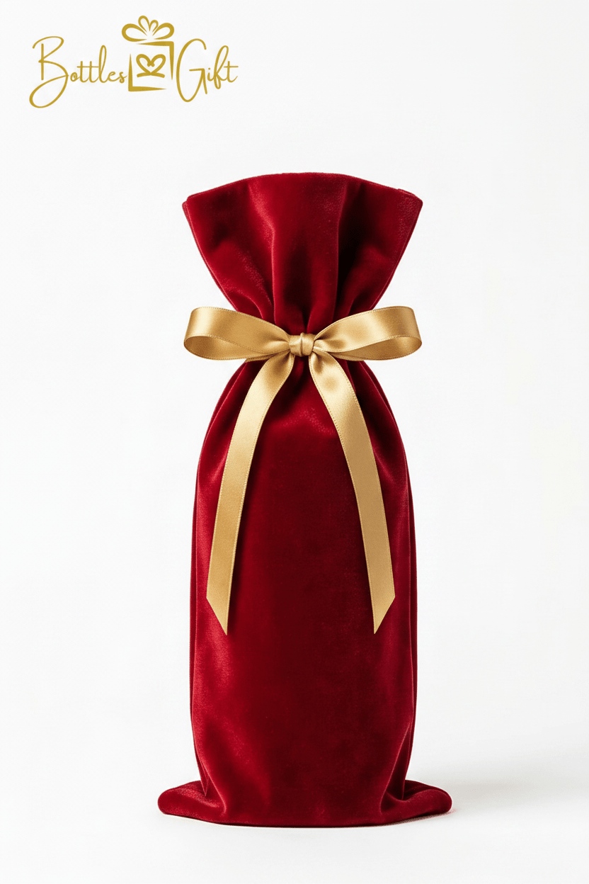 Red Velvet Gift Bag - Bottles2Gift
