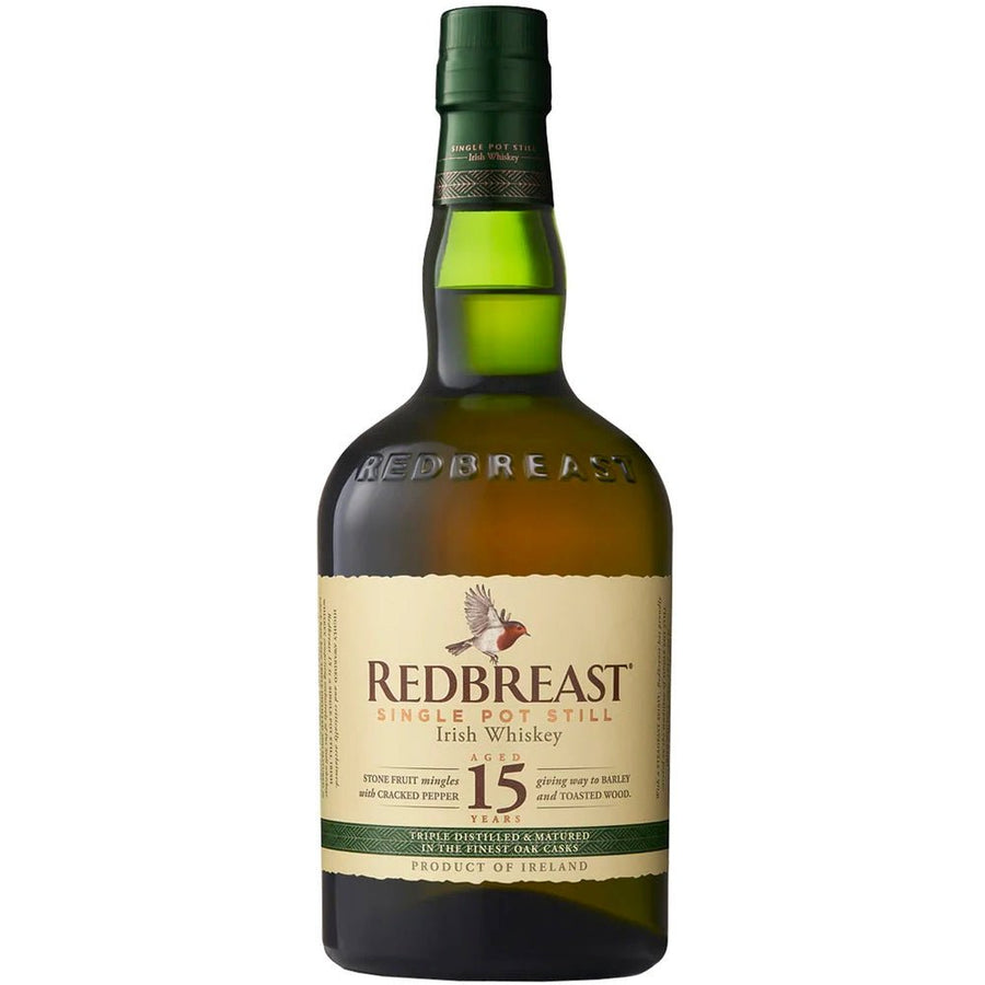 Redbreast 15 Year Old Single Pot Still Irish Whiskey - Bottles2Gift